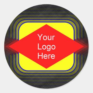 Business Logo Stickers | Zazzle.co.uk