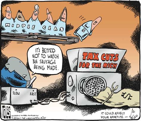 Political Cartoon on 'Americans Oppose Tax Plan' by Tom Toles ...