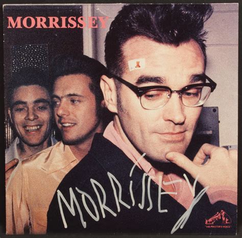 Lot Detail - Morrissey Signed "Morrissey" Album Cover