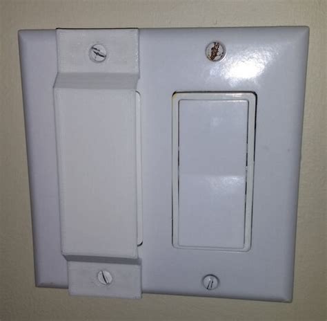Light Switch Guard for flat styled switches - 3D Printable Model on Treatstock