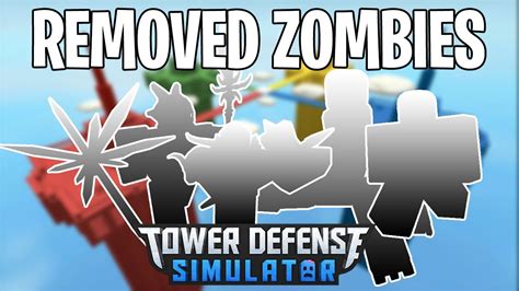 TDS Removed Zombies | Tower Defense Simulator | ROBLOX - YouTube