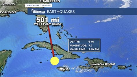 Earthquake off Jamaica felt in Miami