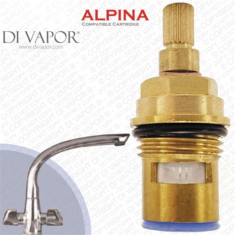 Franke Alpina Kitchen Tap Ceramic Tap Insert Cartridge - 133.0069.407 / 133.0440.318 Cold ...