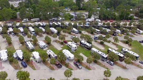 Drone Photo & Video Emerald Coast RV Beach Resort | Florida