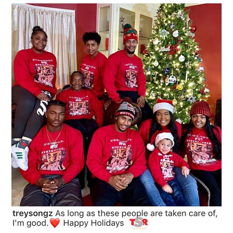 Trey Songz Looking So Happy To Be With Family - The Shade Room