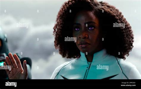 TEYONAH PARRIS in THE MARVELS (2023), directed by NIA DACOSTA. Credit ...