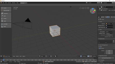 The Blender user interface | Blender Quick Start Guide