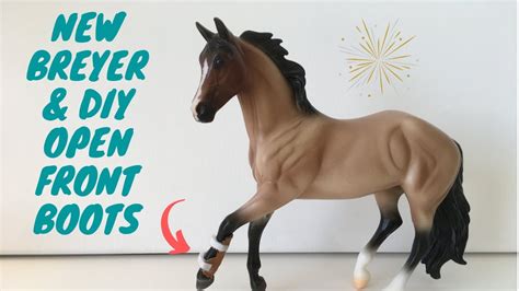 New Breyer Horse | DIY Open Front Boots | DIY Breyer - YouTube