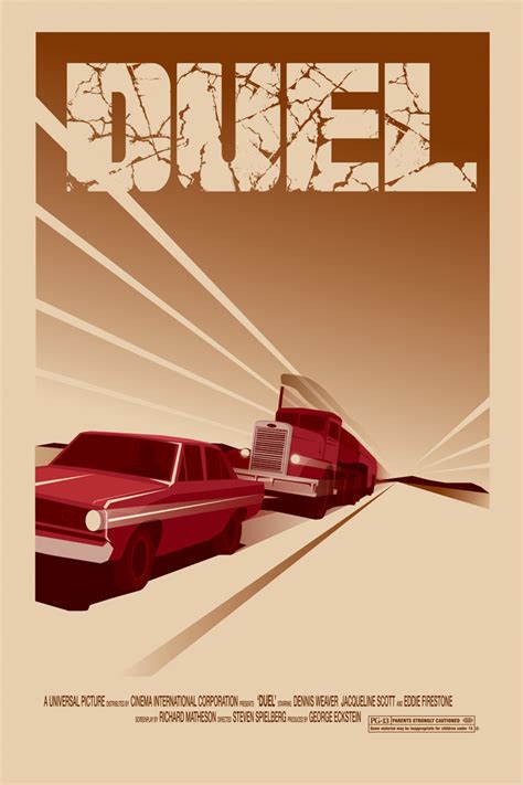 Alternative movie poster for Duel by Ollie Boyd