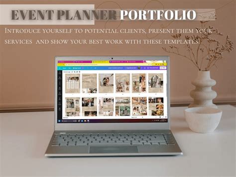 Printable EVENT PLANNER Portfolio Templates/ About the Planner/ Wedding Services, Packages ...