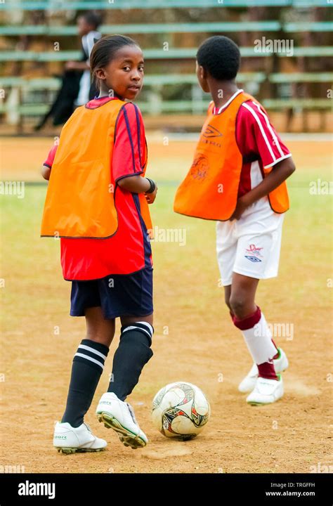 Johannesburg, South Africa - August 27 2009: Diverse children playing ...