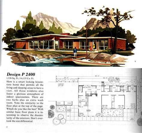 Mid Century Modern Floor Plans - Small Modern Apartment