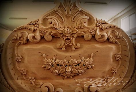 Pin by László Ballai on My works | Wooden bed design, Wood carving furniture, Wood carving designs