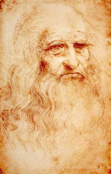 Leonardo da Vinci Self-portrait (Illustration) - World History Encyclopedia