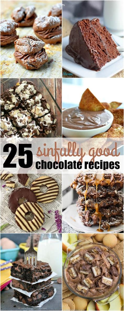 25 Sinfully Good Chocolate Recipes ⋆ Real Housemoms