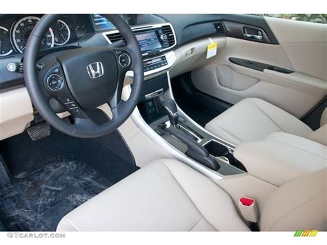 Ivory Interior 2013 Honda Accord EX-L Sedan Photo #71334648 | GTCarLot.com