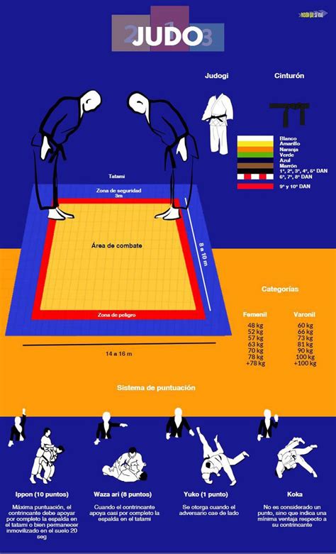 Reglas básica de judo | Judo, Map