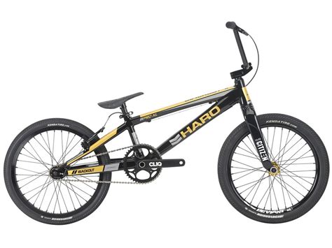 Haro Bikes "Blackout XXL" 2018 BMX Race Bike - Gloss Black/Gold | kunstform BMX Shop & Mailorder ...