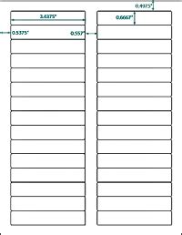 3,000 Compulabel® 313751 Removable Adhesive White Matte File Folder Size Labels 3.43 x 0.667 ...