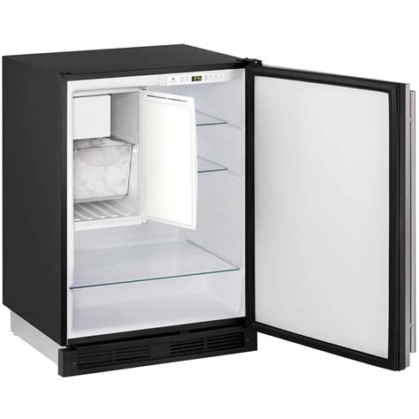 U-Line 1000 Series 24-Inch 4.2 Cu. Ft. Built-In Compact Refrigerator / Ice Maker - Stainless ...