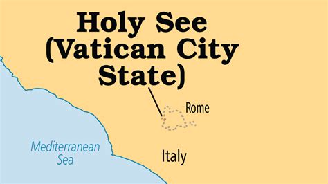 Holy See (Vatican City State) - Operation World