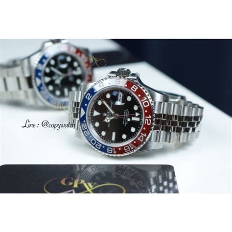 Rolex GMT Pepsi 40 mm. ceramic bezel Automatic swiss movement | Shopee Thailand