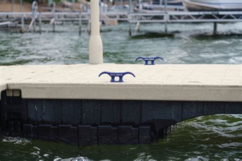 Universal 10" Aluminum Dock Cleat - Wave Armor - Floating Docks