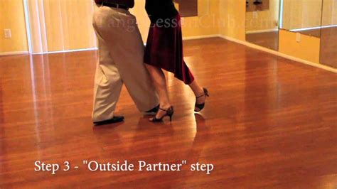 Argentine Tango 8 Step Basic with Instructions - YouTube