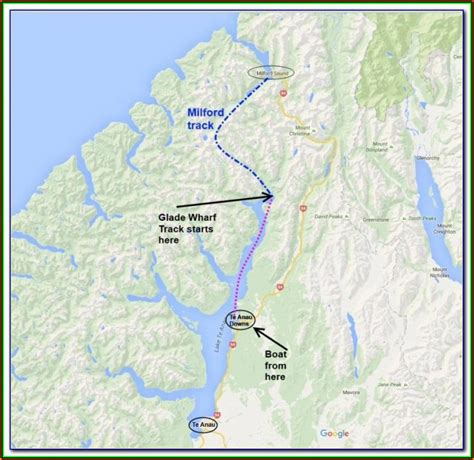 Milford Sound Walking Track Map - Map : Resume Examples #xM8pQvP1Y9