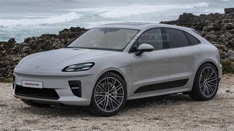 Macan Electric Rendered After Porsche 'Accidentally' Shows Clay Model