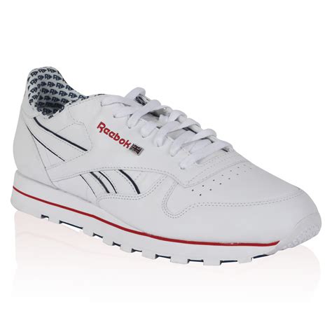 MENS REEBOK CLASSIC WHITE LEATHER LACE UP GRIP SOLE SPORT TRAINERS SHOES SIZE 11 | eBay