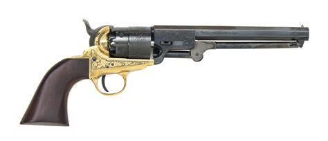 1851 Navy Engraved .44 Cal Black Powder Revolver | Traditions ...