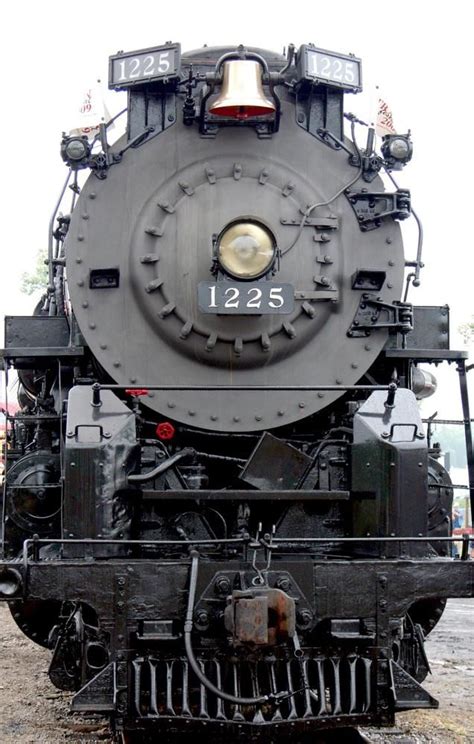 Pere Marquette 2-8-4 N-1 class Berkshire type locomotive #1225 built in October 1941 by the Lima ...