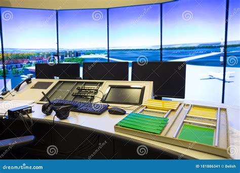 Air Traffic Control Simulator Stock Image - Image of navigation, security: 181886341