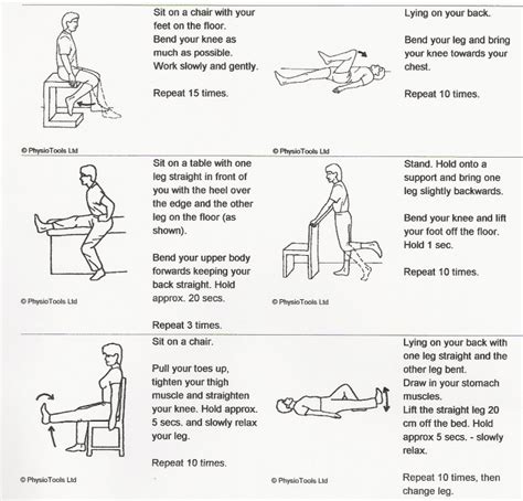 Quad Strengthening Exercises Handout