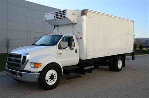 FORD F650 REFRIGERATED BOX TRUCK 20FT BOX THERMOKING SIDE DOOR AUTO ...