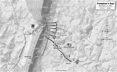 Battle of South Mountain: Crampton's Gap - Evening | The Maryland Campaign | Ezra Carman and Dr ...