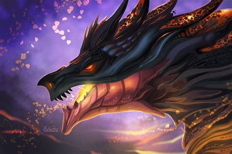 Magma Dragon by TsaoShin on DeviantArt