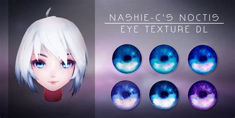 Anime Eye Texture Distribution only with a finish model