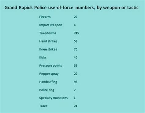 Grand Rapids police involved in fewer 'use of force' incidents in 2013 ...