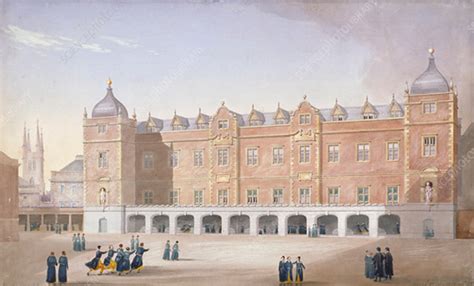 Christ's Hospital School, Newgate Street, London, 1831 - Stock Image - C042/2466 - Science Photo ...