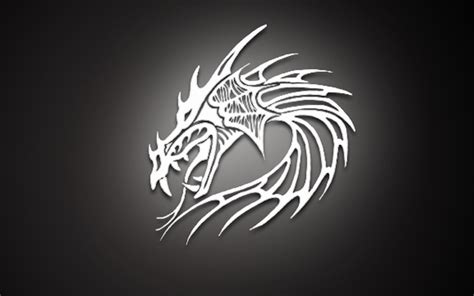 Black And White Dragon Wallpaper (67+ images)