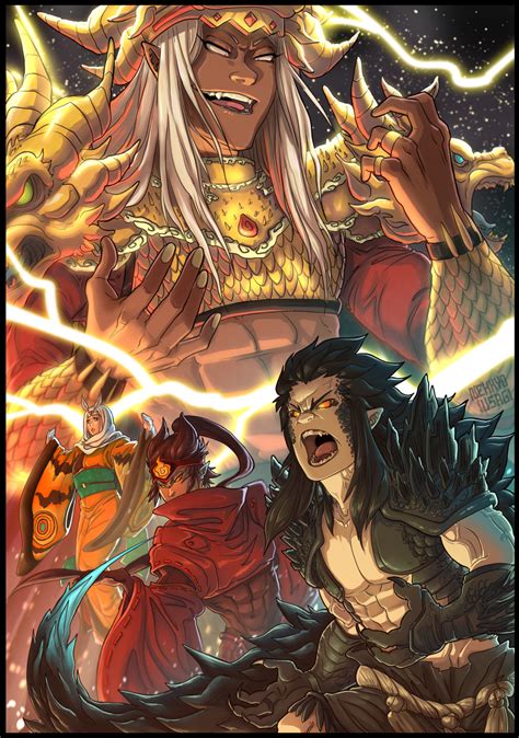 “GODZILLA: King of the Monsters” - gijinka/humanized version mock ...