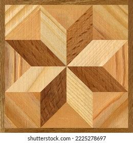 Wooden Marquetry Patterns Created Combination Different Stock Photo 2225278697 | Shutterstock