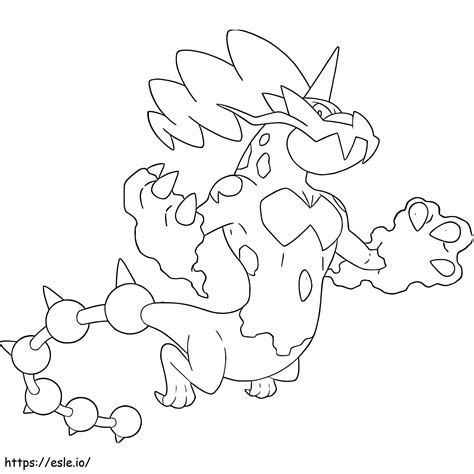 Thundurus Therian Form coloring page