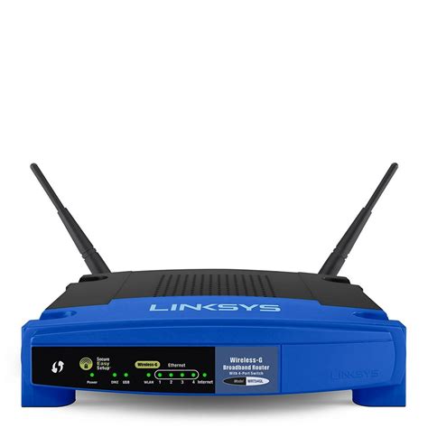 Linksys Wireless-G Broadband WiFi Router, Blue (WRT54GL) - Walmart.com ...