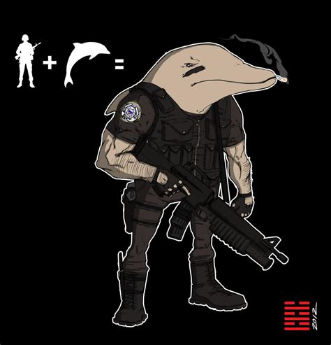 Dolphin-human Hybrid Super Soldier by thesometimers on DeviantArt