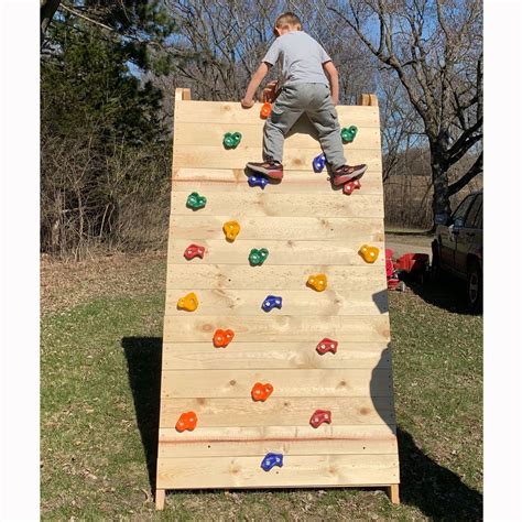 How to Build a Kids Climbing Wall | Diy climbing wall, Climbing wall ...