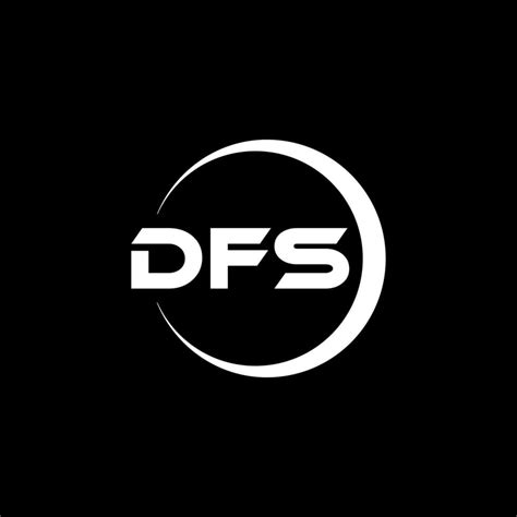 dfs letra logo diseño en ilustración. vector logo, caligrafía diseños ...