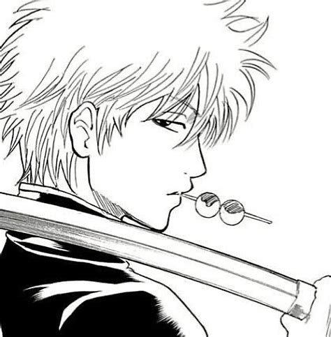 Sakata Gintoki | Эскизы персонажей, Винтажные плакаты, Геометрические татуировки